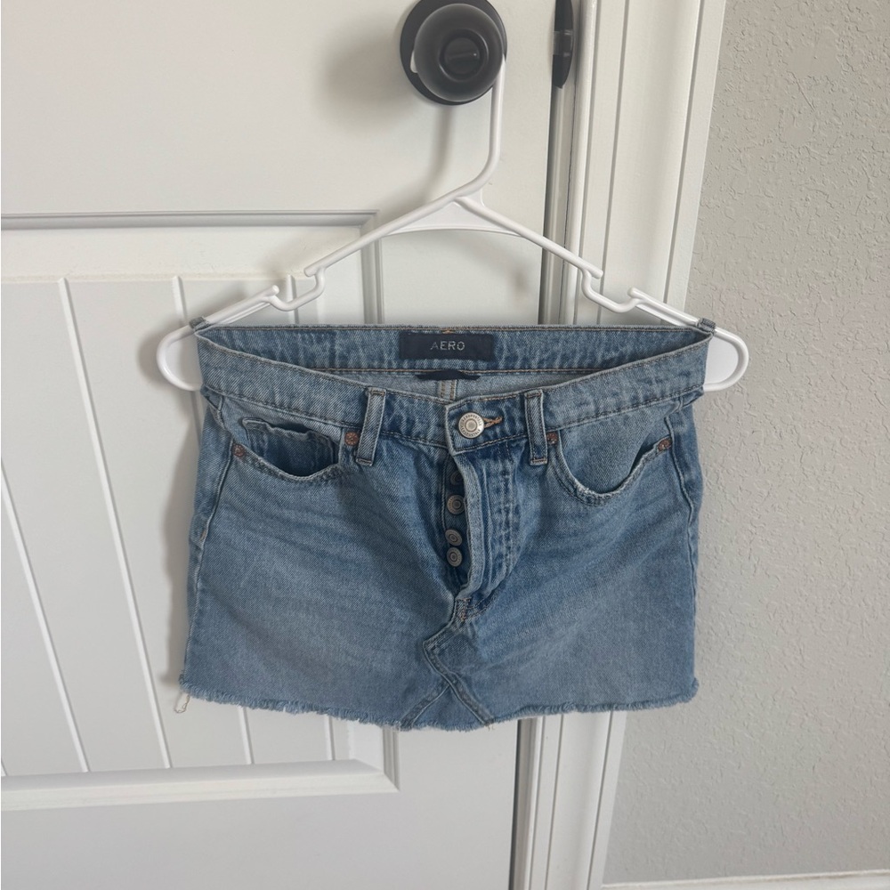 Aeropostale Jean Skirt Size 0